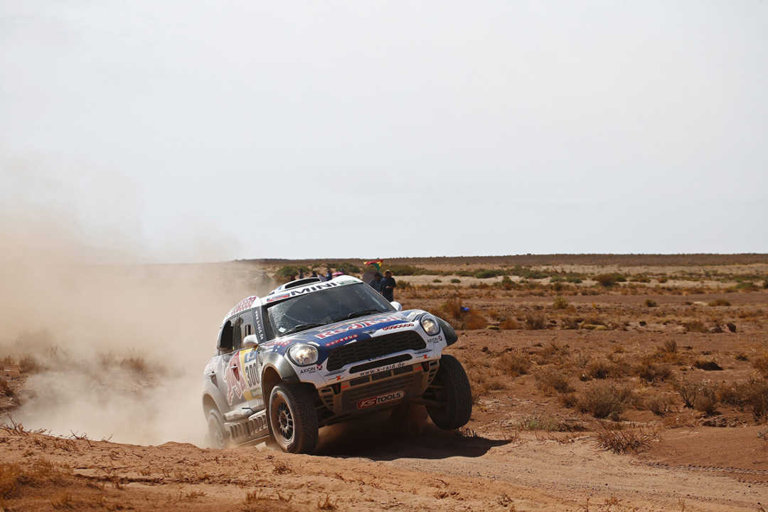 300 AL-ATTIYAH Nasser (qat) BAUMEL Matthieu (fra) MINI action during the Dakar 2016 Argentina,  Bolivia, Etape 6 - Stage 6, Uyuni - Uyuni,  from  January 8, 2016 - Photo Frederic Le Floc'h / DPPI