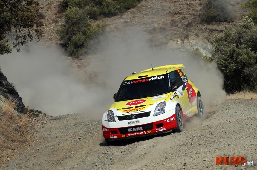 Karl Kruuda con Suzuki en el Rallye de Ferrol