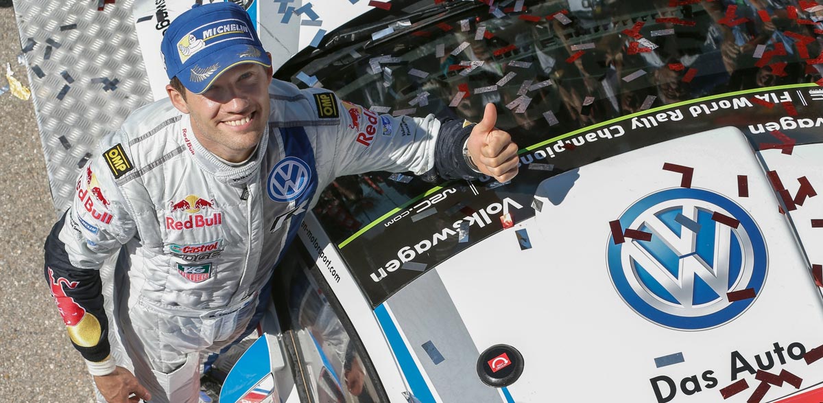 Sebastien Ogier, ganador del Rallye de Portugal 2014