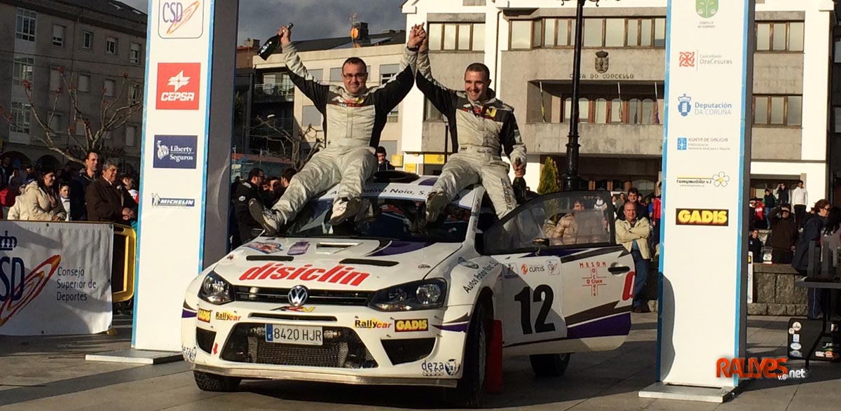 Amador Vidal gana el Rally de Tierra de Curtis