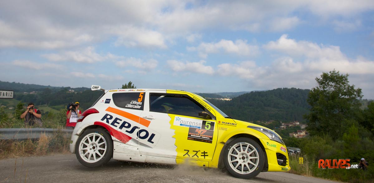 47 Rallye de Ourense, Joan Vinyes no dio opción en la División II