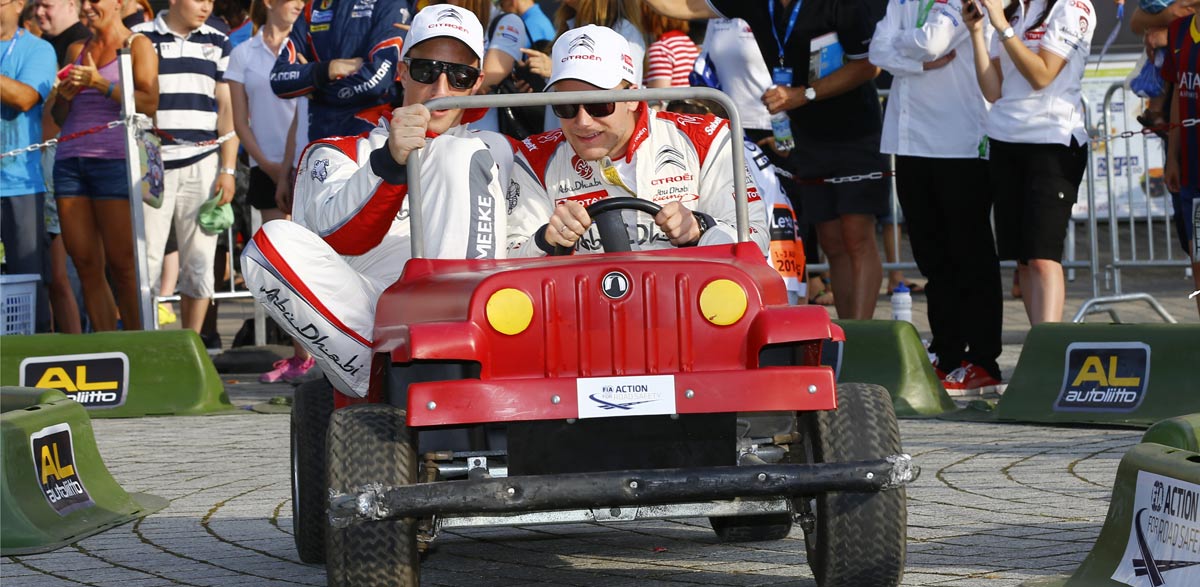 Kris Meeke y Mads Ostberg, Rallye de Finlandia 2014