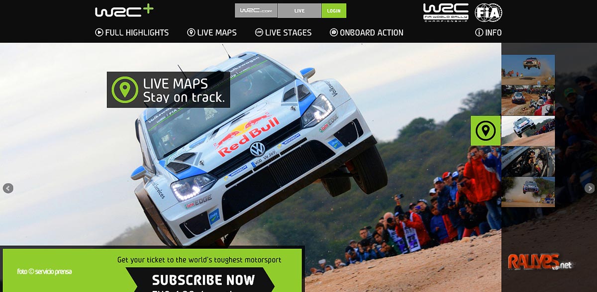 El promotor del WRC anuncia el servicio WRC+