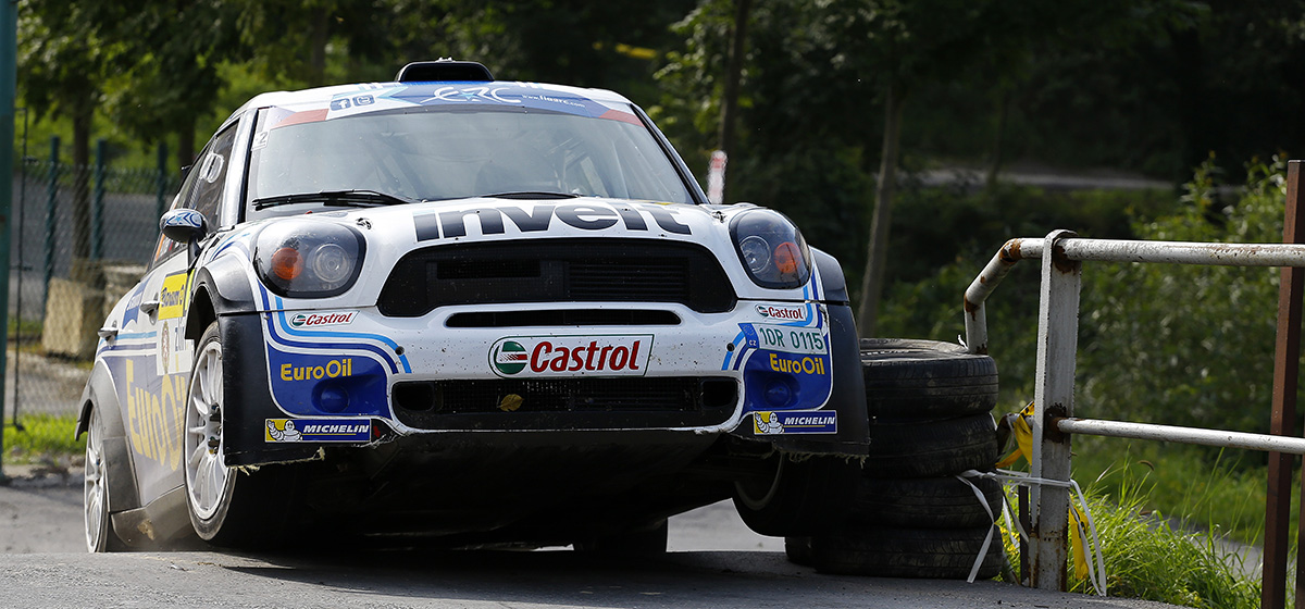 Criba en el Barum Rally Zlín