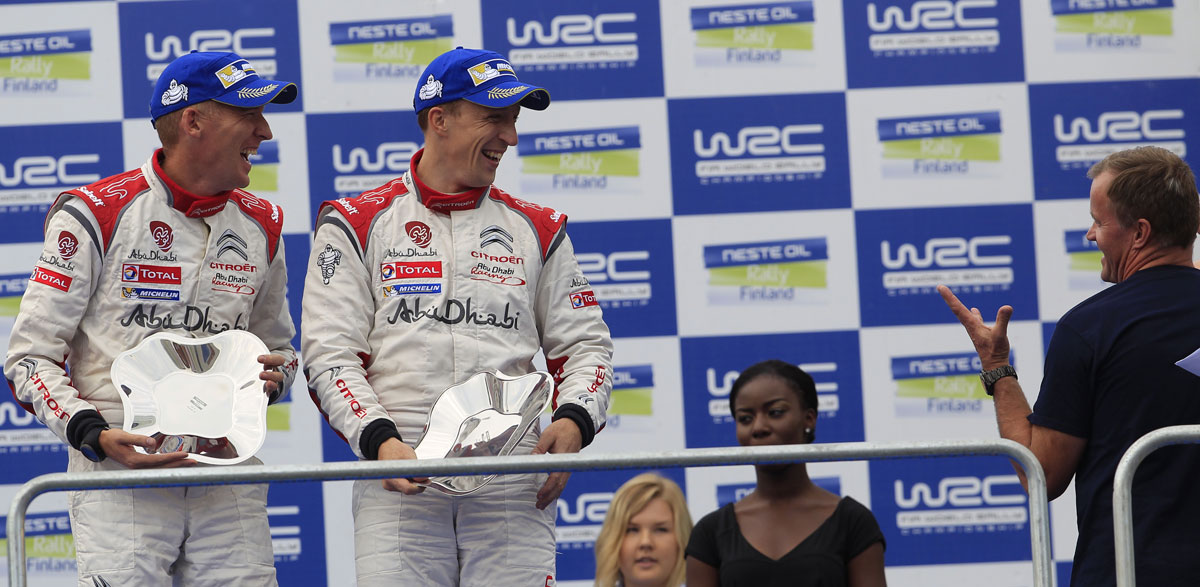 Kris Meeke, Rallye de Finlandia 2014