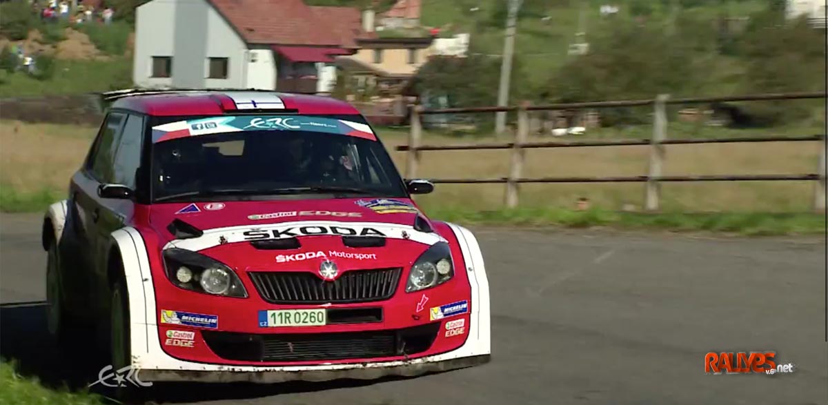 Video, tramo de clasificación del Barum Czech Rally Zlín