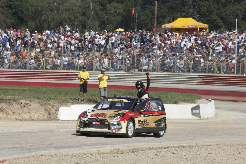 Solberg, más líder del Mundial de Rallycross