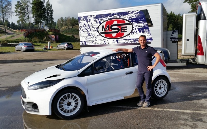 Gigi Galli en el Mundial de Rallycross