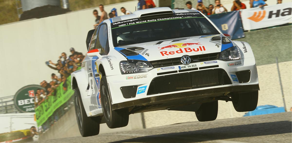 Latvala y Luis Moya, en el Rallylegend