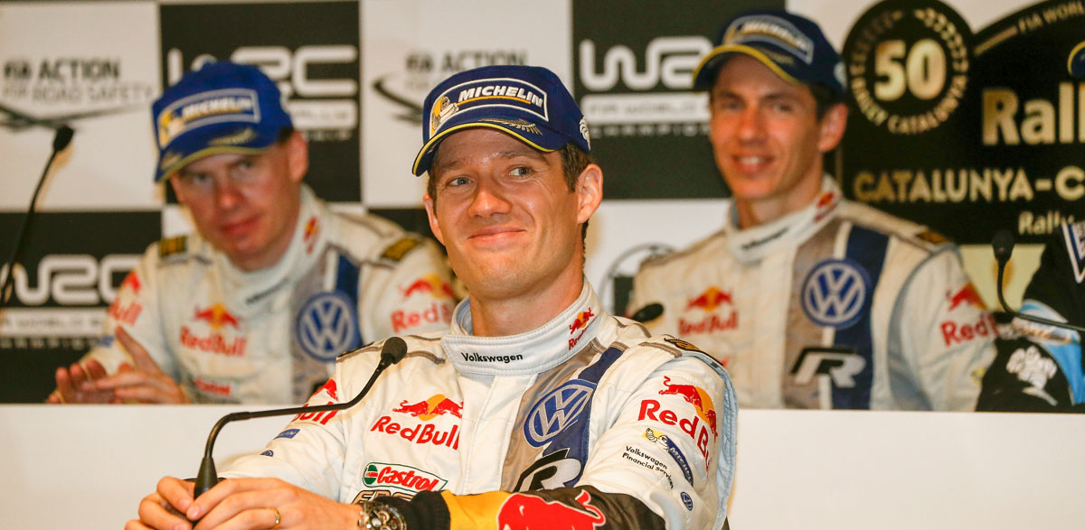 Sebastien Ogier, bicampeón del mundo de Rallyes.