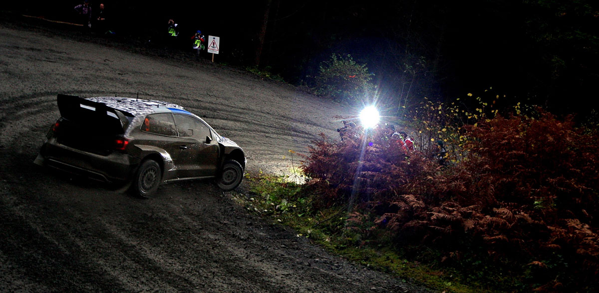 Andreas Mikkelsen, Rallye de Gales 2013.