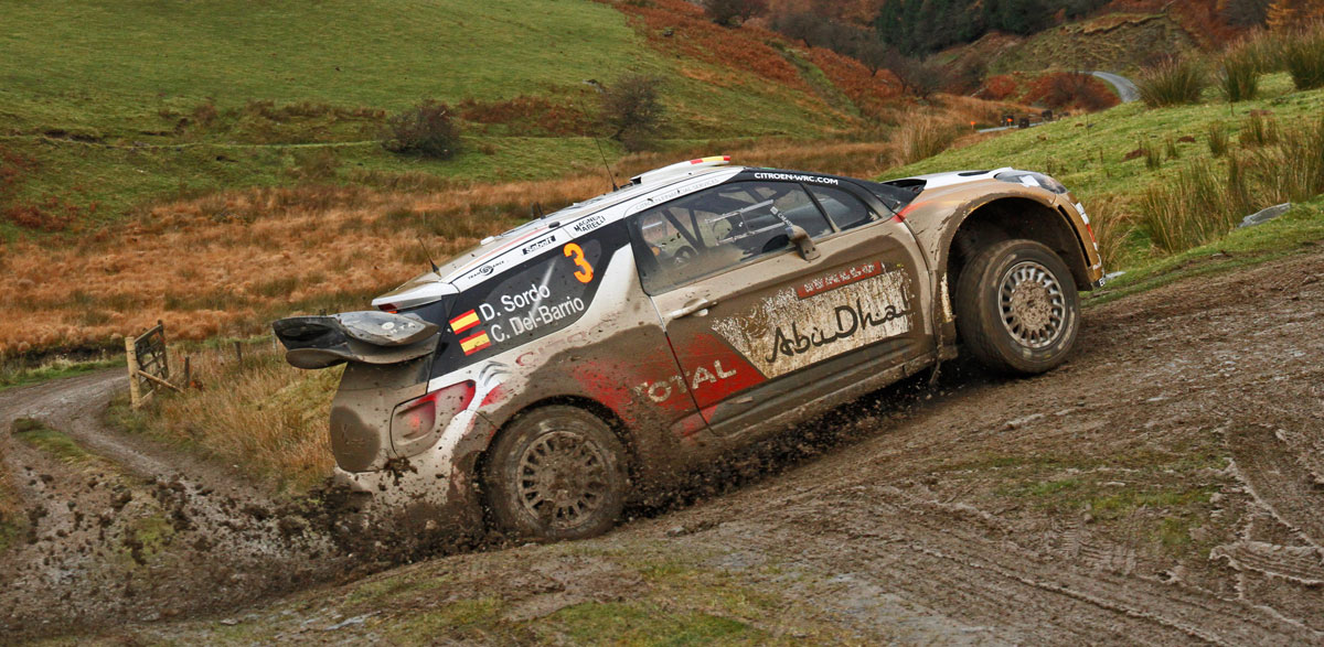 Dani Sordo, Rallye de Gales 2013.