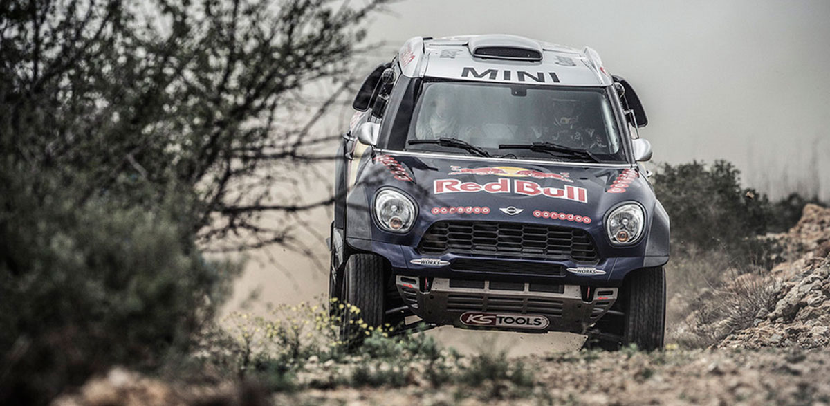 Nasser Al-Attiyah repite con Mini en el Dakar 2015.