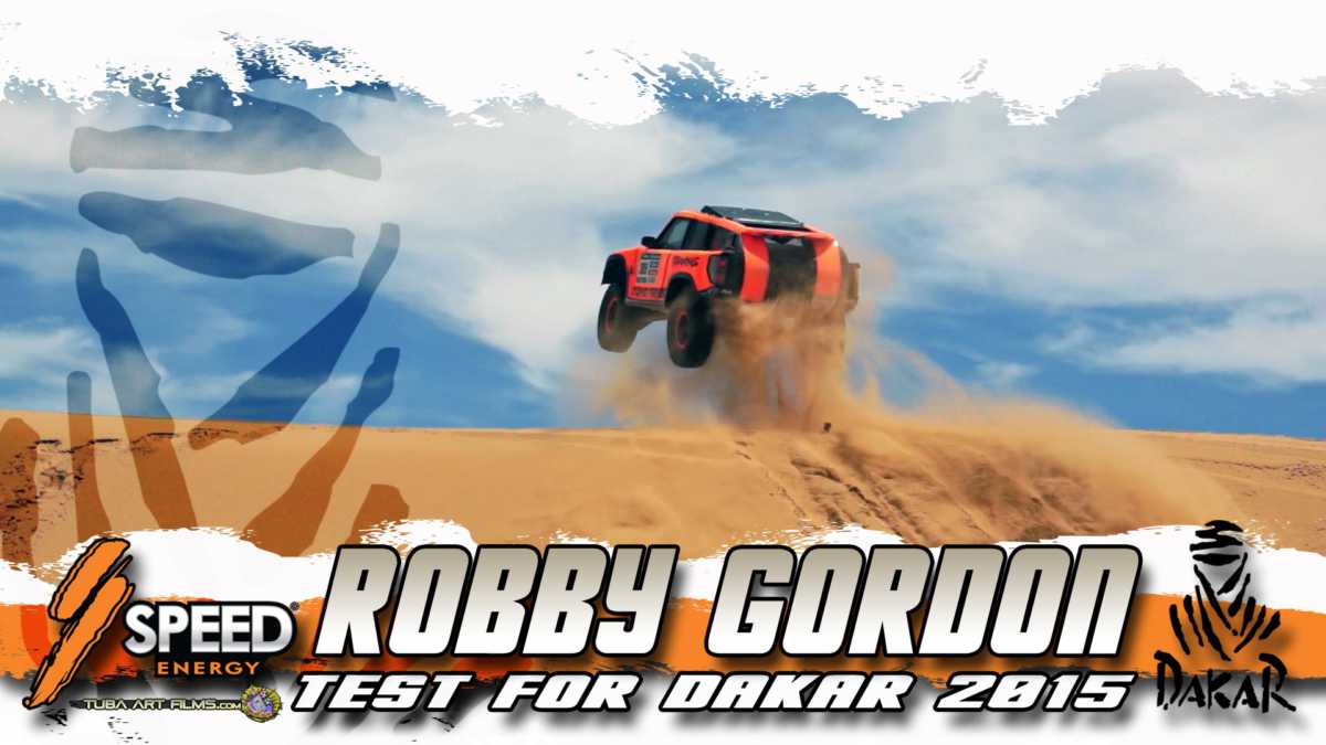 Vídeo, Robby Gordon calienta motores