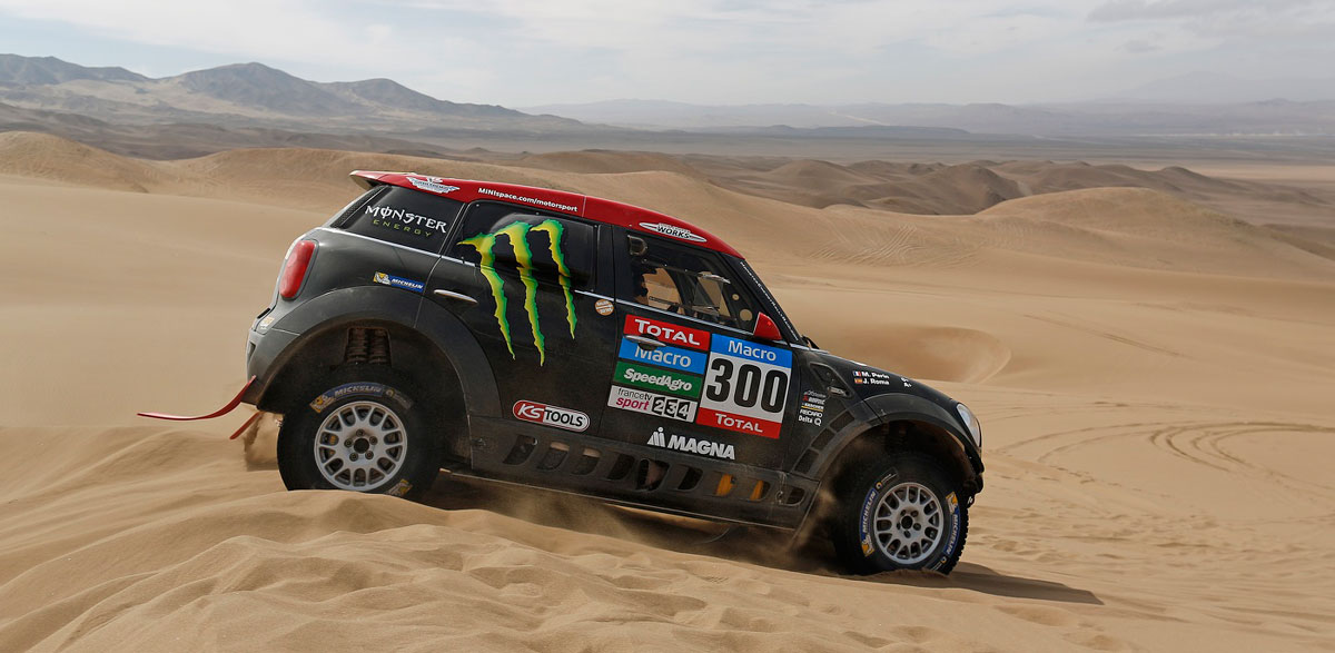 Nani Roma, fuera del Dakar 2015.