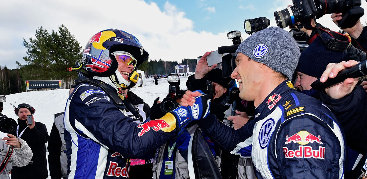 Andreas Mikkelsen, Rallye de Suecia 2015.