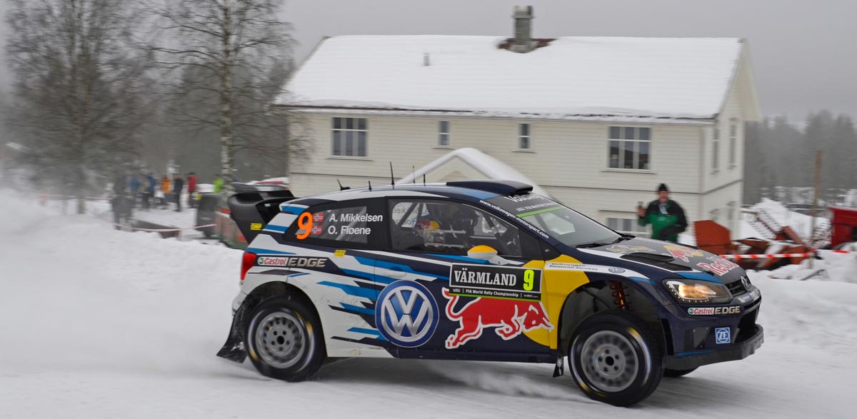 Andreas Mikkelsen, Rallye de Suecia 2015.