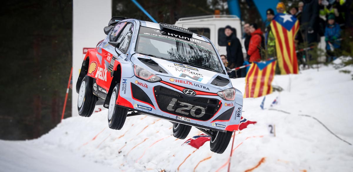 Thierry Neuville, Rallye de Suecia 2015.