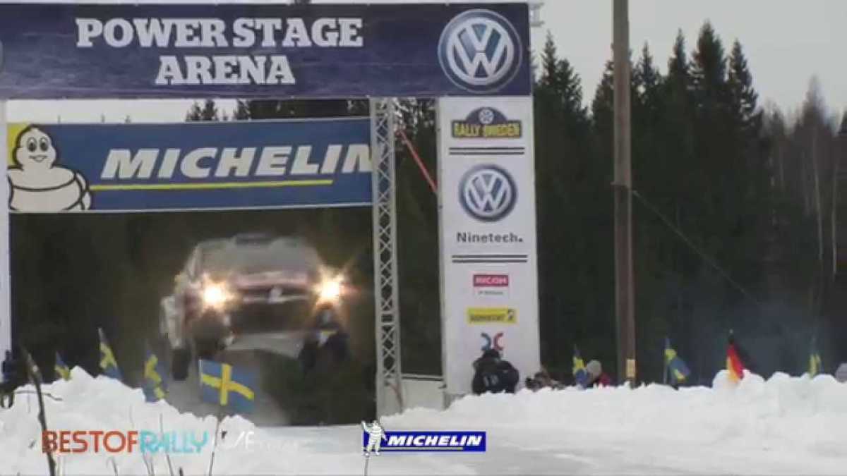 Video, los mejores momentos del Rallye de Suecia 2015