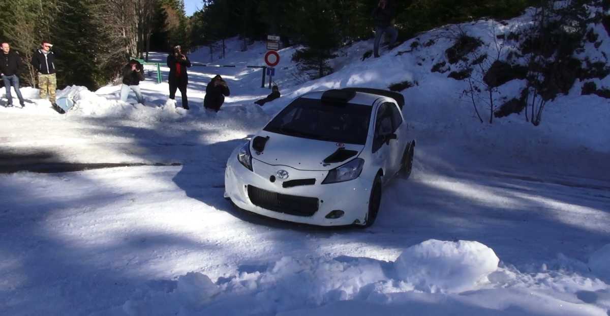 Video, Toyota prueba el Yaris WRC en el Montecarlo