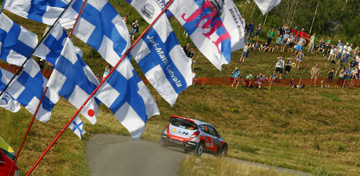 Hayden Paddon, Rallye de Finlandia 2014.