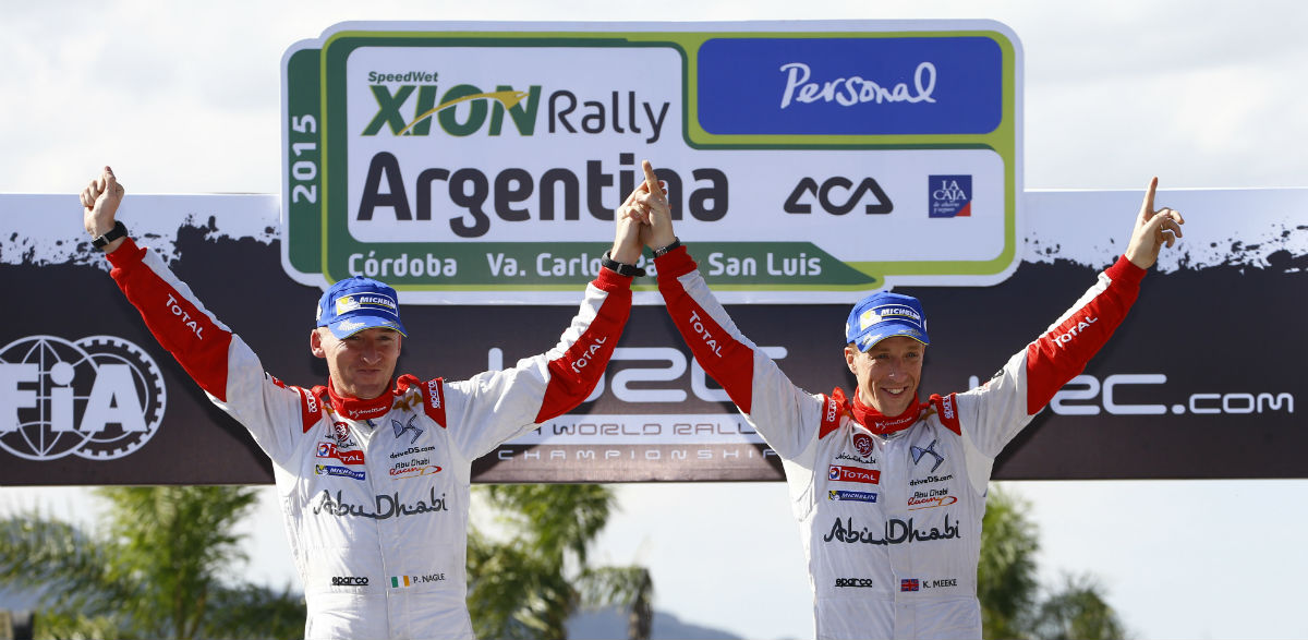 Meeke ni siquiera esperaba un podio en el Rallye de Argentina