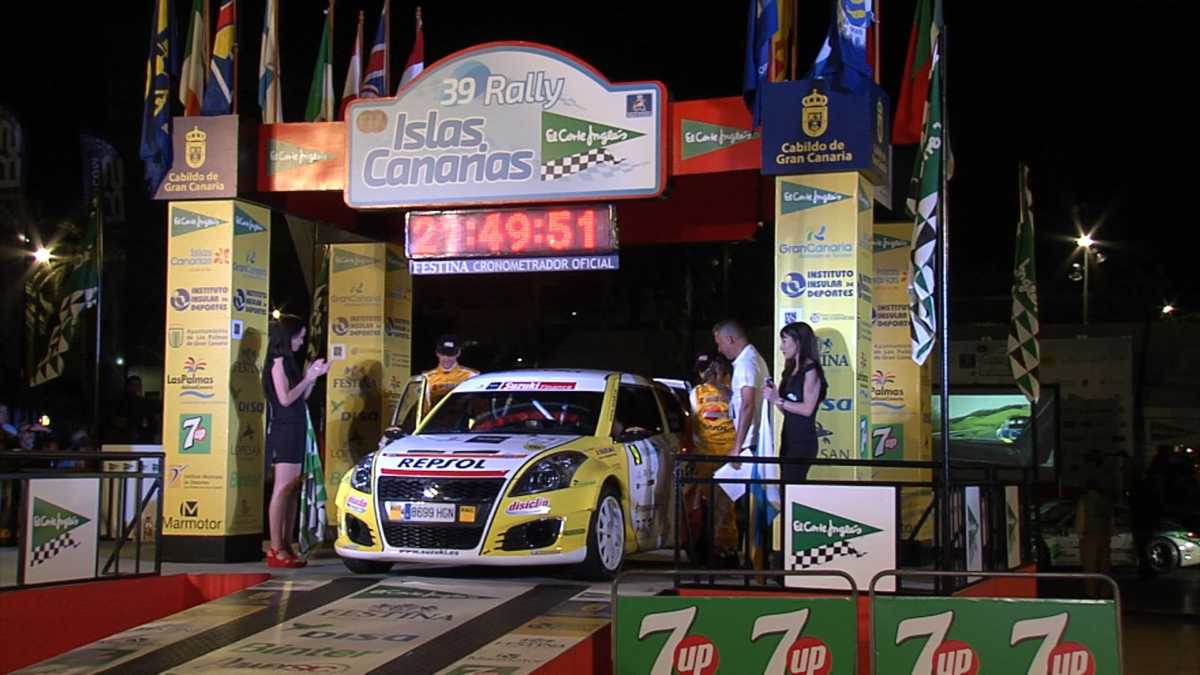 Resumen en video de la primera etapa del 39 Rally Islas Canarias