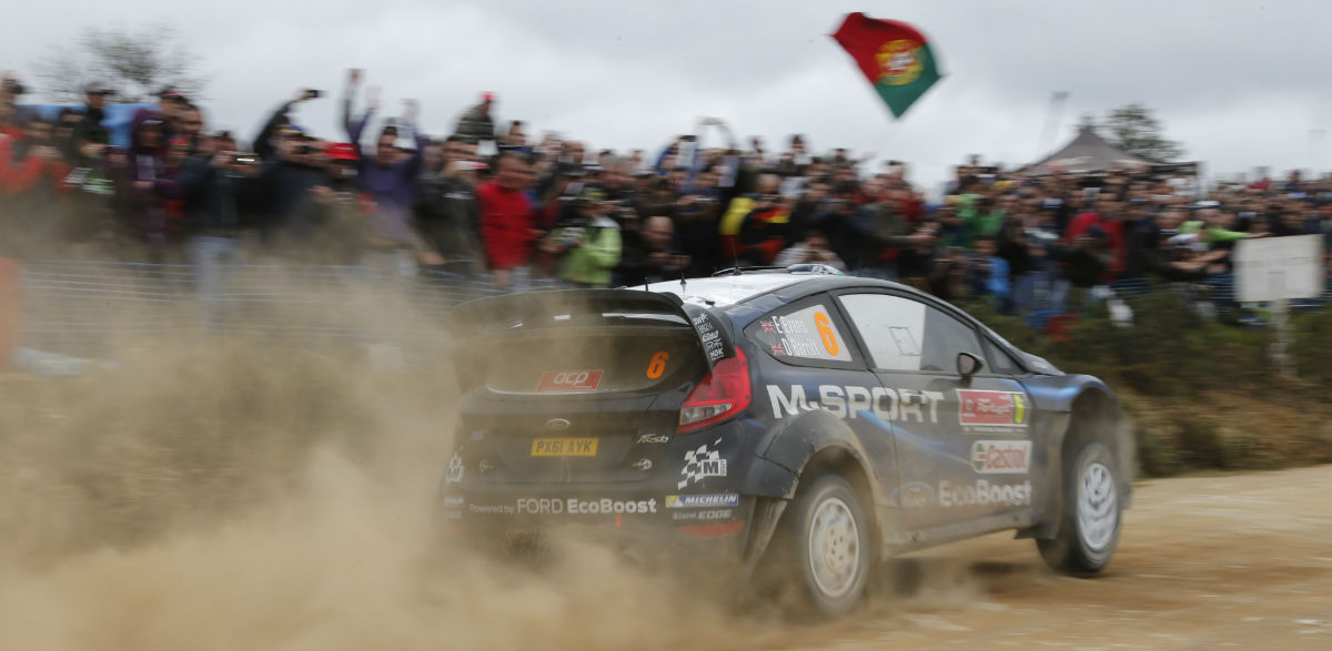 Elfyn Evans, Rallye de Portugal 2014.