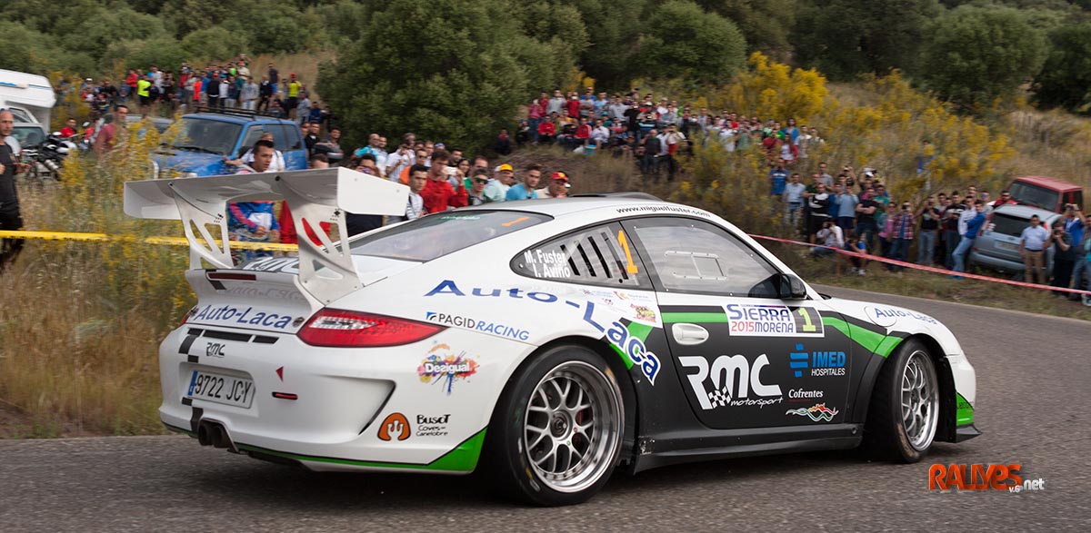 Miguel Fuster, líder provisional en el 33 Rallye Sierra Morena