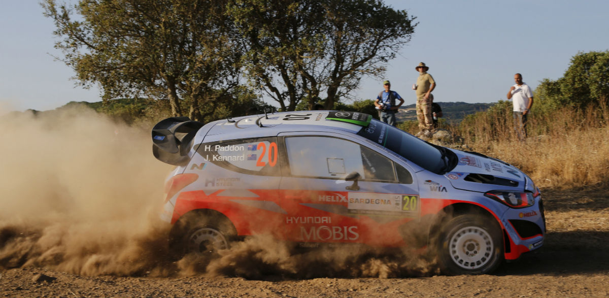 Hayden Paddon, Rallye de Italia 2015.