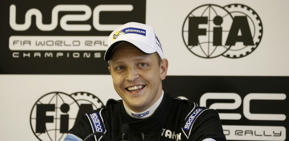 Mikko Hirvonen, Rallye de Gales 2014.