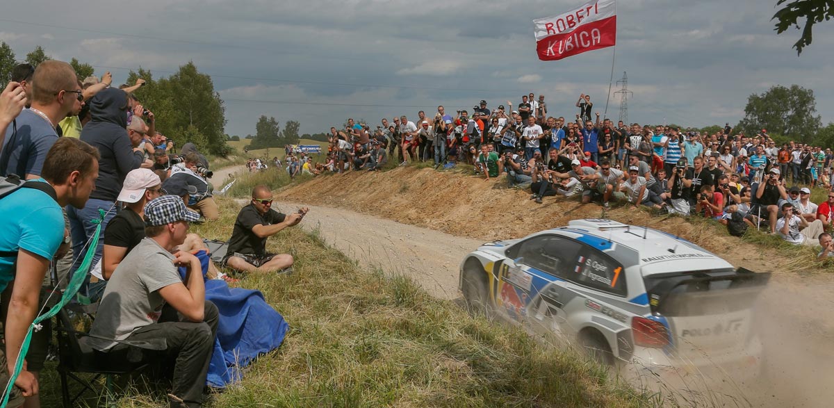 Sebastien Ogier, Rallye de Polonia 2014.