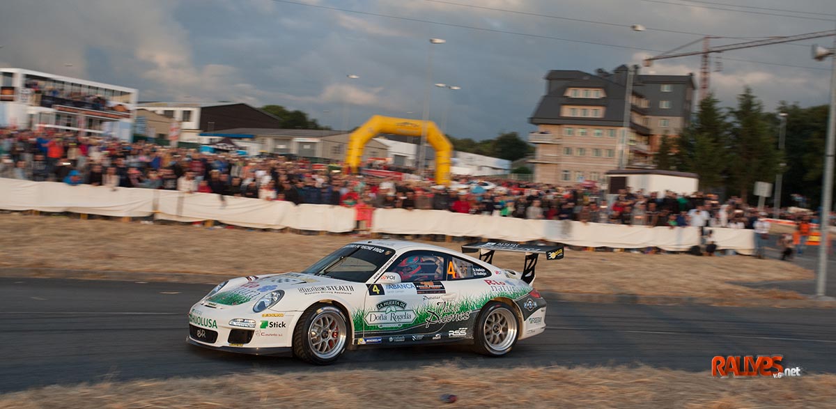 Sergio Vallejo, primer líder del 48 Rallye de Ourense