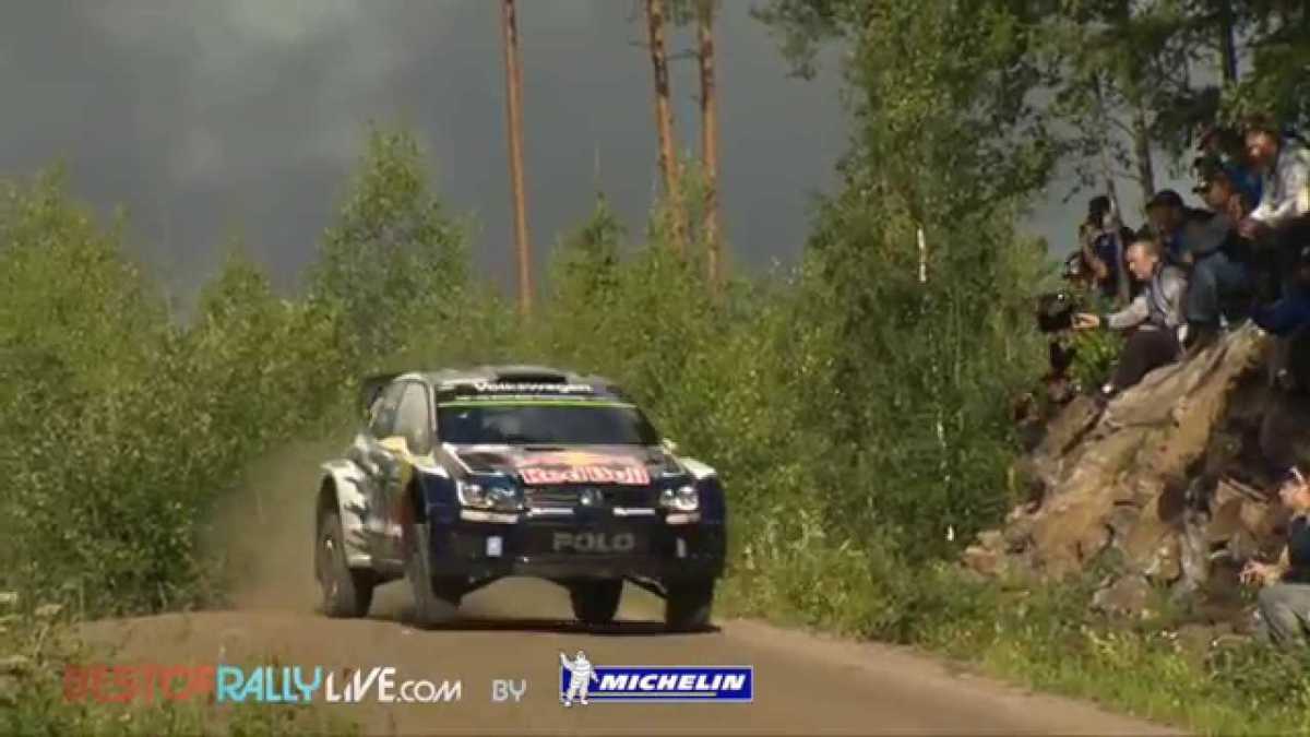 Vídeo, primera etapa del Rally de Finlandia 2015