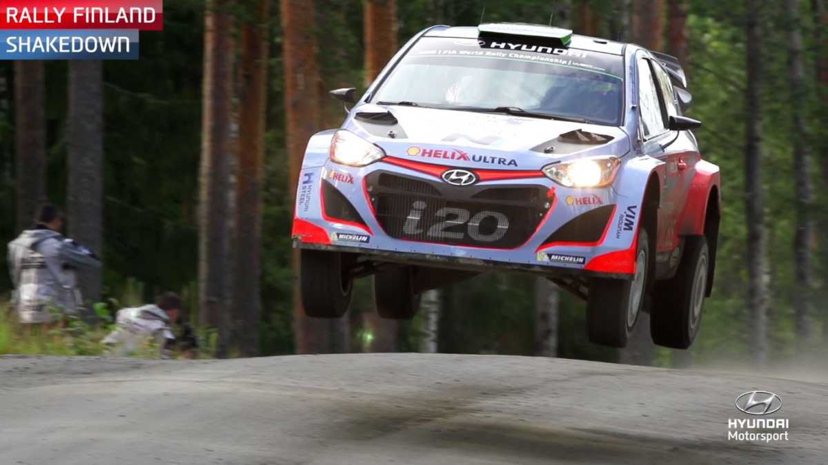 Vídeo, los mejores momentos de Hyundai en el Rally de Finlandia 2015