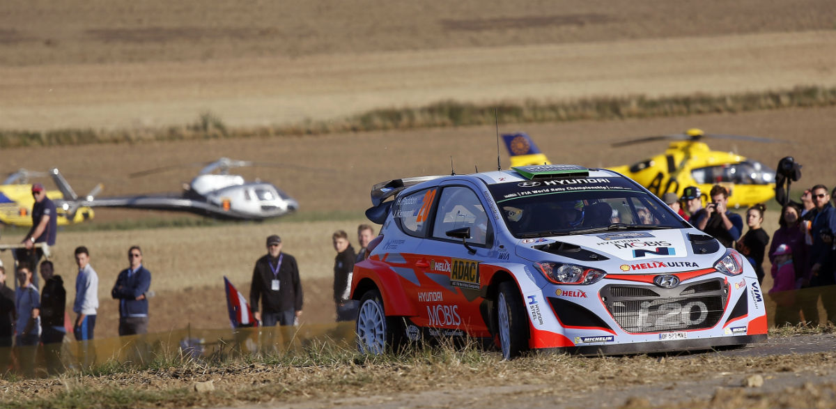 Hayden Paddon, Rallye de Alemania 2015.