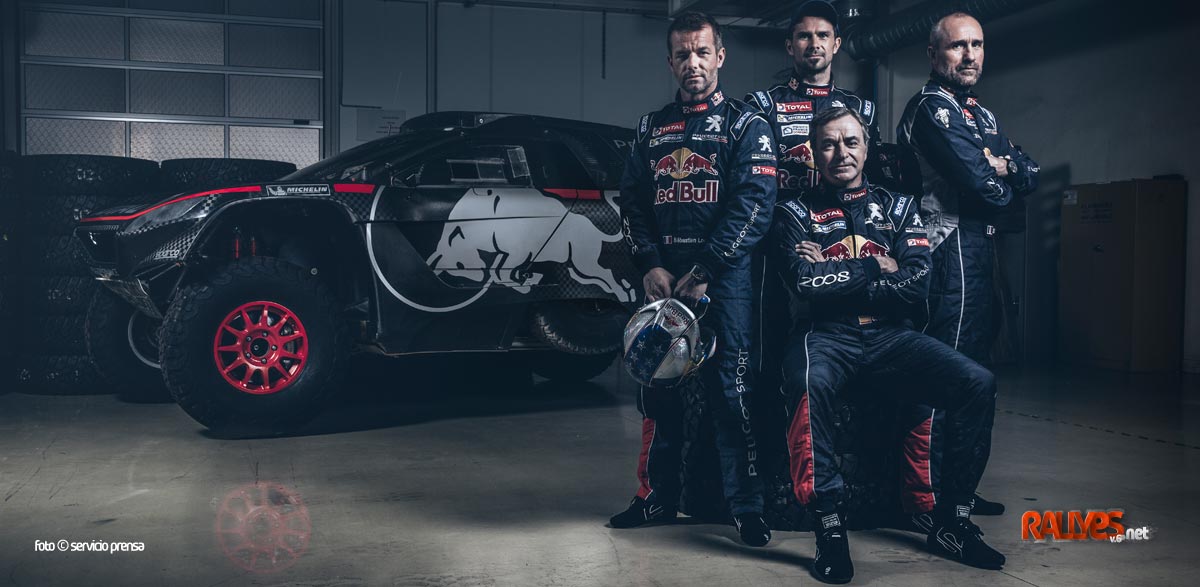 Sebastien Loeb en el Dakar 2016 con Peugeot 2008 DKR