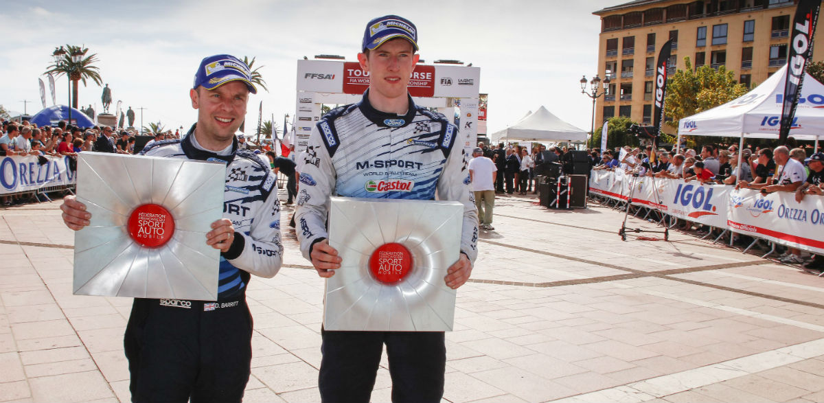 Elfyn Evans, Tour de Corse 2015.