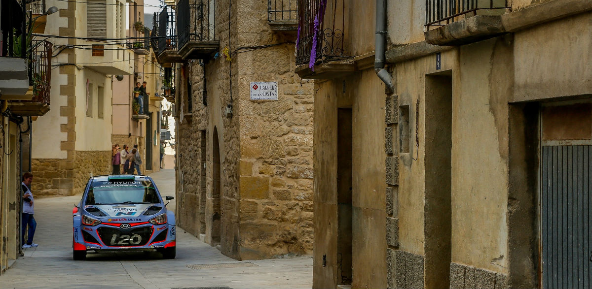 Hayden Paddon, RallyRACC 2015.