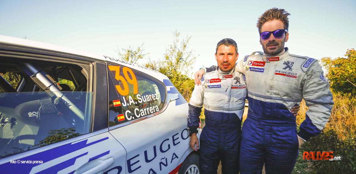 Cohete Suárez ganador de la 208 Rally Cup