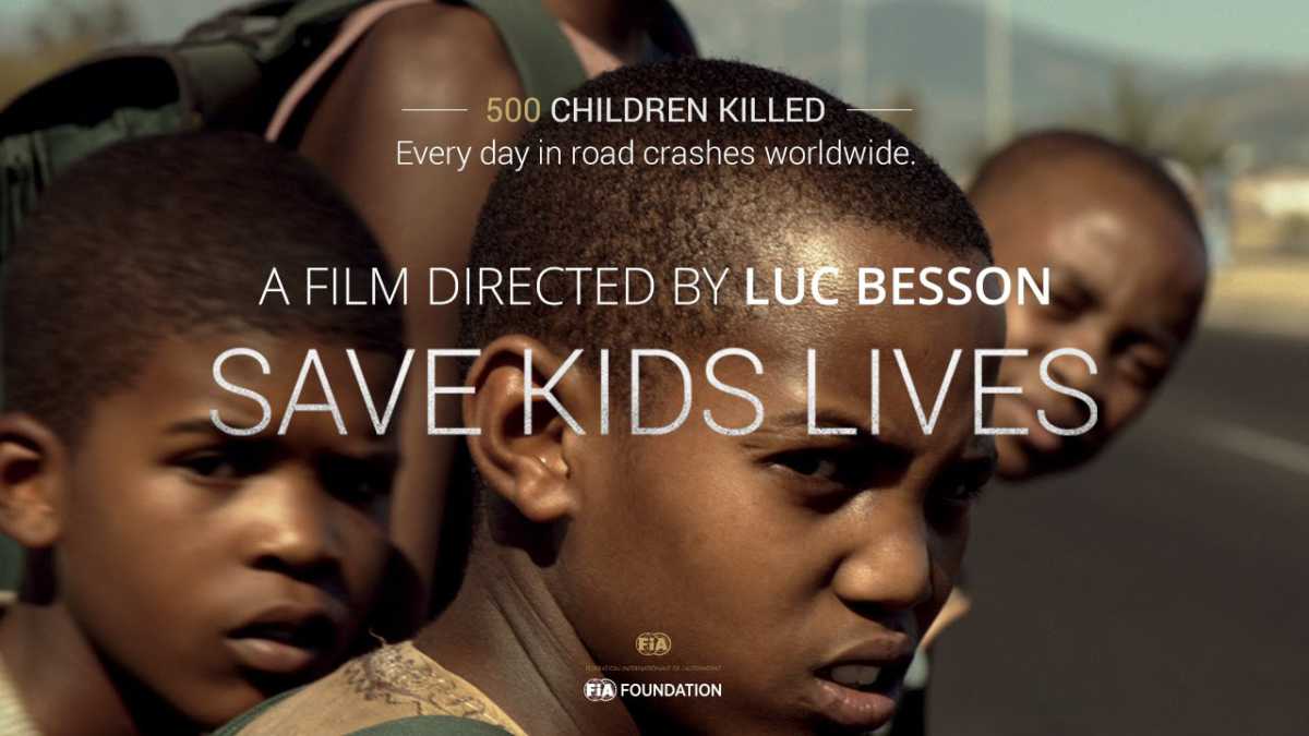 Save Kids Lives el vídeo de Luc Besson para la FIA