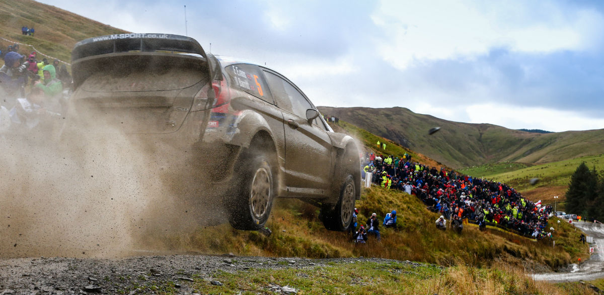 Elfyn Evans, Rallye de Gales 2015.