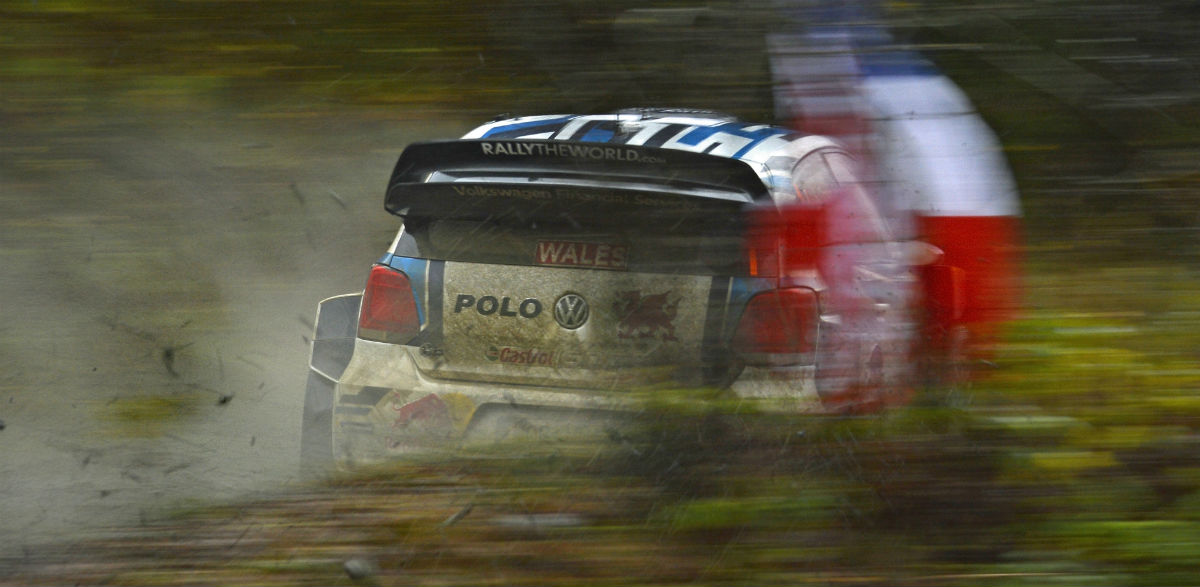 Sebastien Ogier, Rallye de Gales 2015.