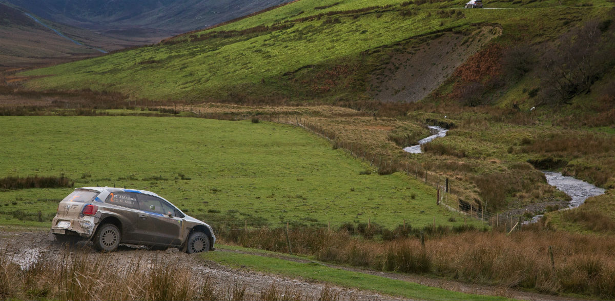 Volkswagen, Rallye de Gales 2014.