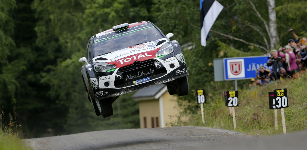 Kris Meeke, Rallye de Finlandia 2015.