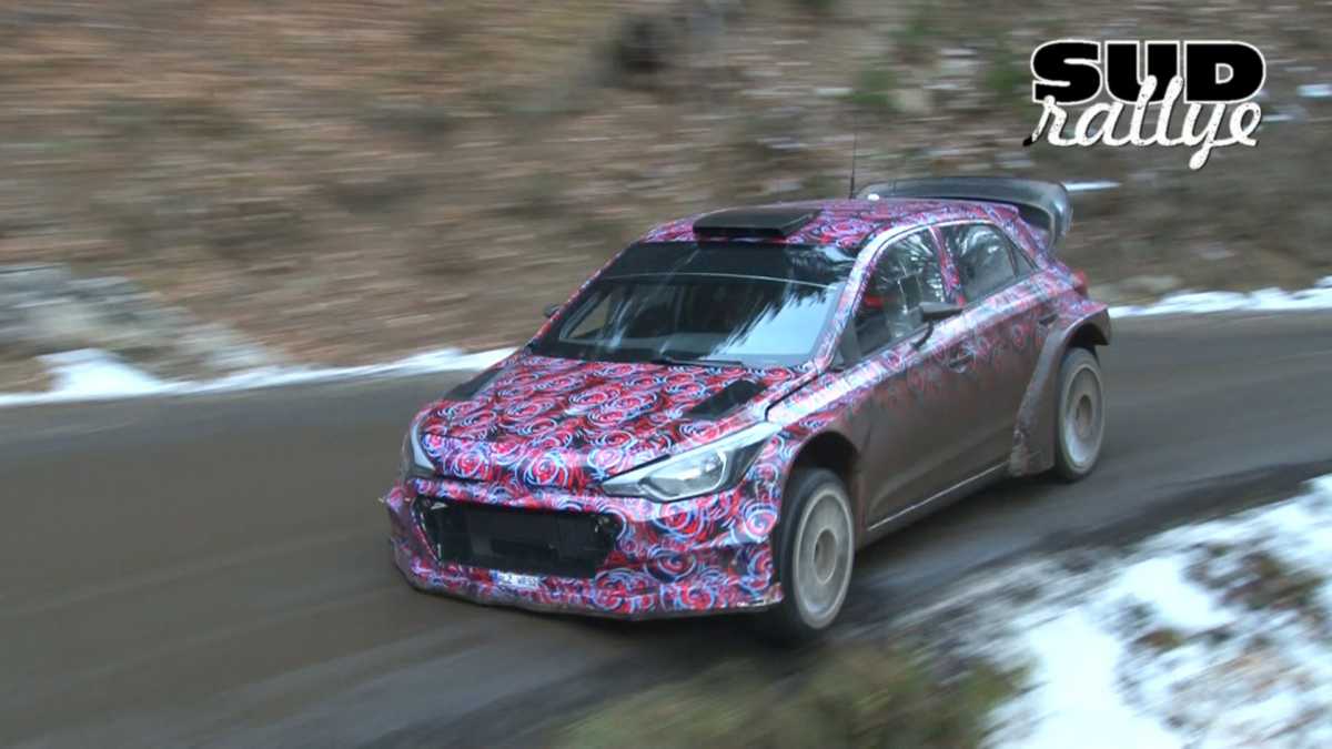 Video tests de Dani Sordo con el Hyundai i20 WRC de 2016