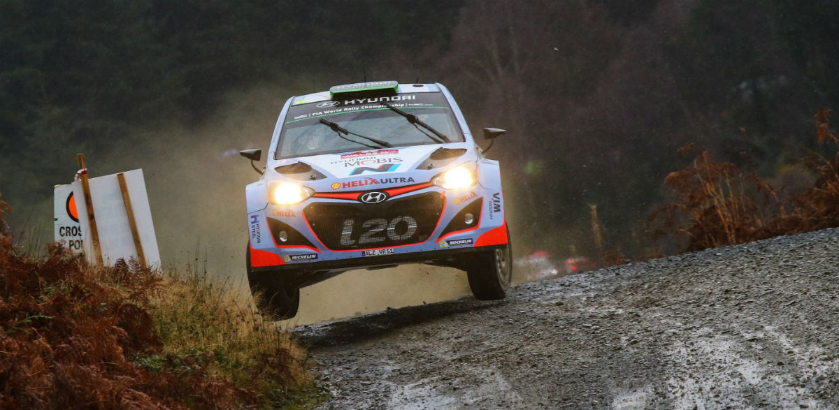 Hayden Paddon, Rallye de Gales 2015.