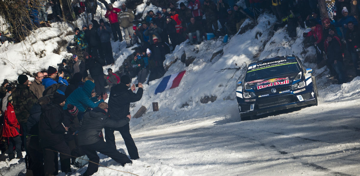 Sebastien Ogier, Rallye Montecarlo 2016.