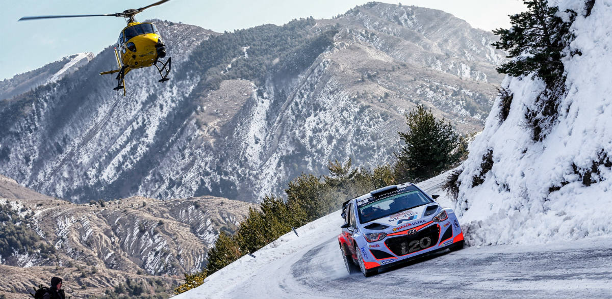 Thierry Neuville, Rallye Montecarlo 2016.