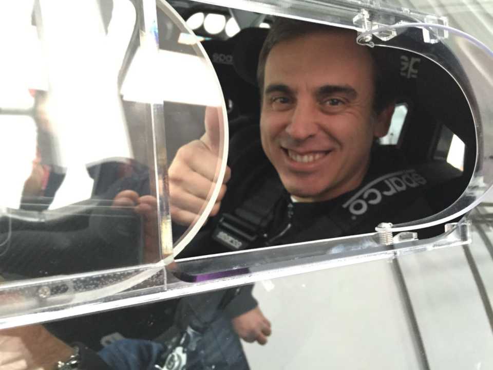 Miguel Campos, en el portugués de rallyes con el Fabia R5 de ARVidal